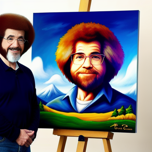 laproper's tweet photo. #AIart #yodawg #bobross https://t.co/iFq2vD801A