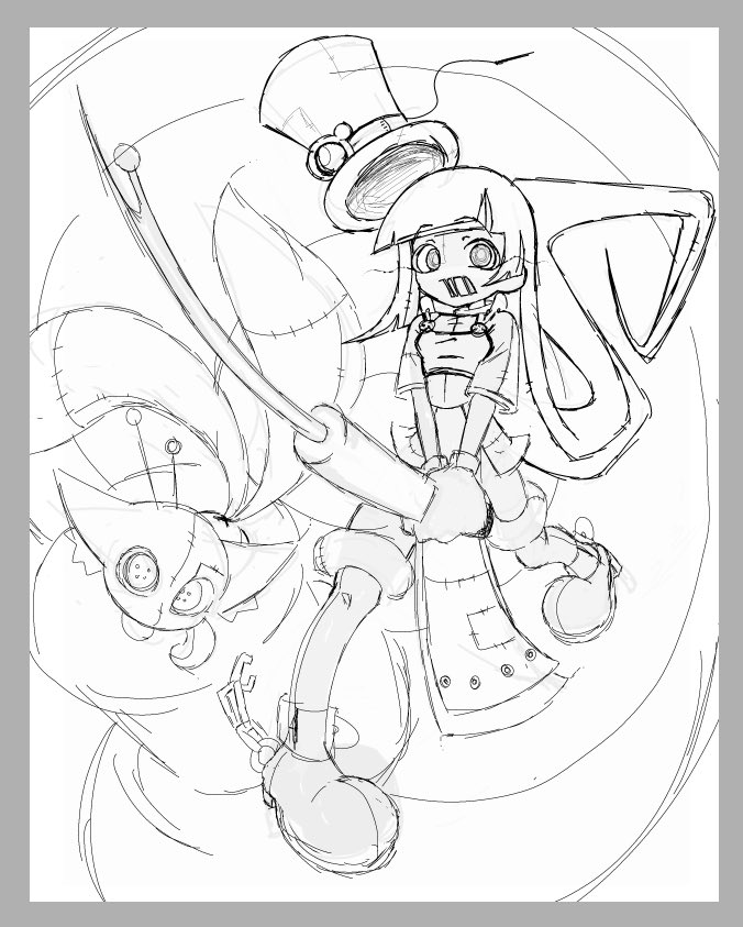 sketched this last night , will probably finish it later today but figured i'd share a wip 