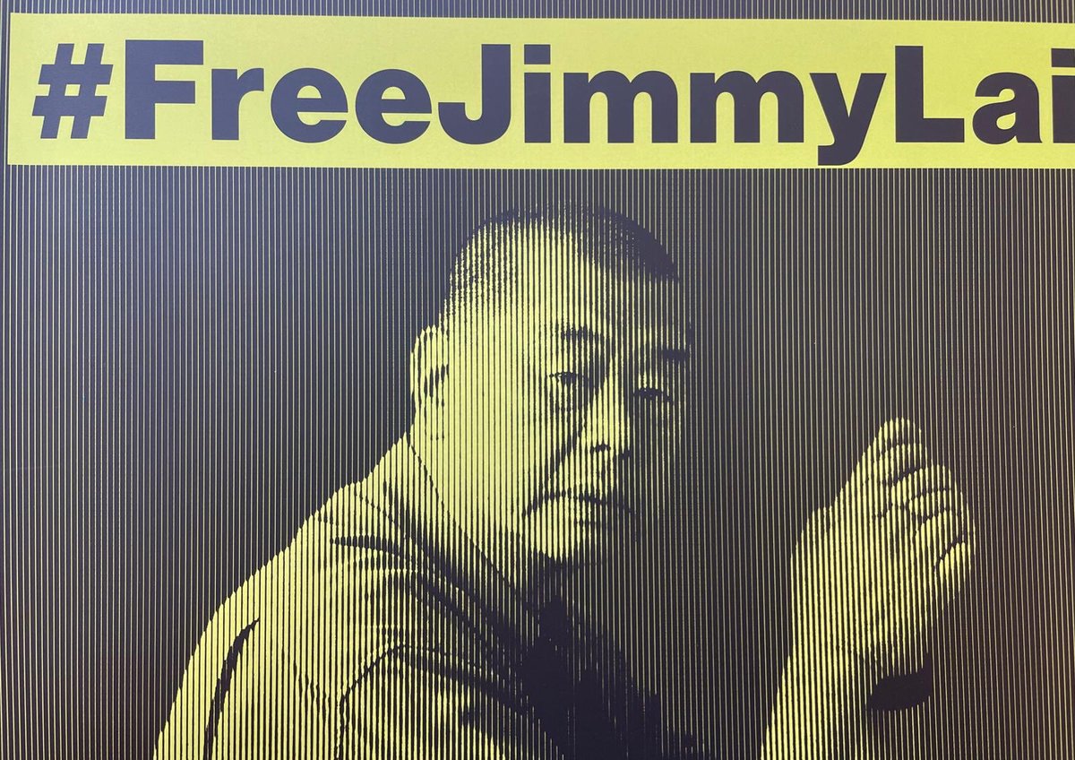 British citizen Jimmy Lai is in a Hong Kong prison because of his defence of democracy, of a free media,and of freedom of speech. We who have the privilege of freedom must use it to demand the freedom of CCP prisoners like Jimmy Lai. #FreeJimmyLai