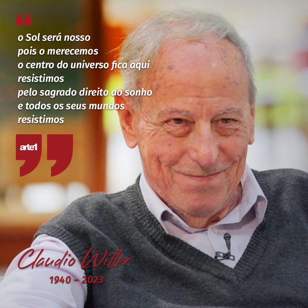 canalarte1's tweet photo. Morreu hoje (13) o poeta e tradutor Claudio Willer, aos 82 anos, vítima de um câncer de bexiga. A notícia foi publicada na página do autor no Facebook.
Willer, que foi um dos maiores divulgadores da Geração Beat no Brasil, participou do #Comtexto aqui no Arte1. https://t.co/PMIFR1wOly