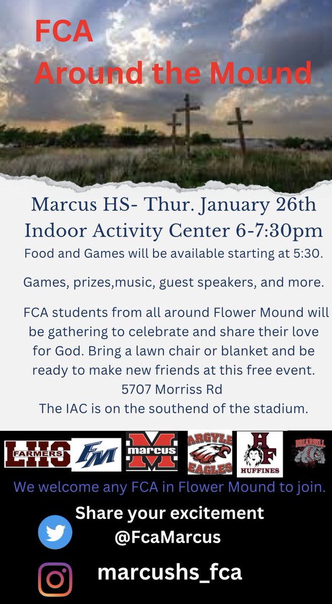 Marcus HS FCA (@fcamarcus) on Twitter photo 