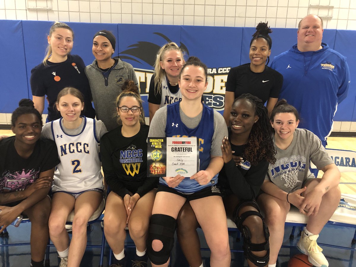 NCCC Timberwolves women’s team. Focused ladies who embraced the power of caring, and it takes effort to love your teammates. So grateful to be able to share with them that love always builds Trust brings hope,protects hearts, and perseveres to the end.@nctimberwolves