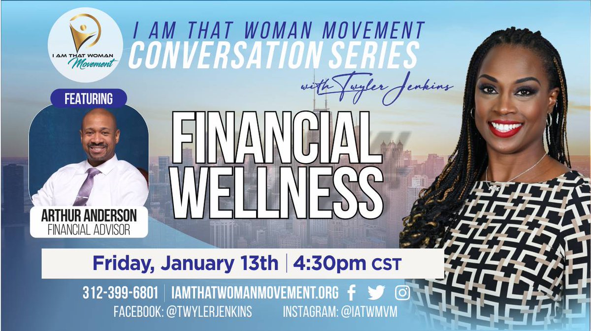 SESEvents's tweet image. What do you think about money and building wealth? Join us Today, at 4:30 pm CT for a powerful discussion on your wealth mindset with Financial Advisor Arthur Anderson! Make 2023 your year of FINANCIAL PROSPERITY!