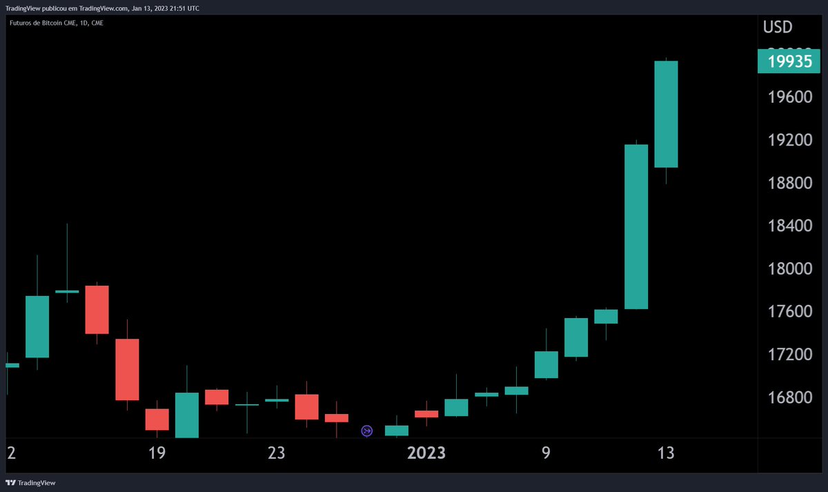 El Bitcoin sube un +17% desde principios de 2023.