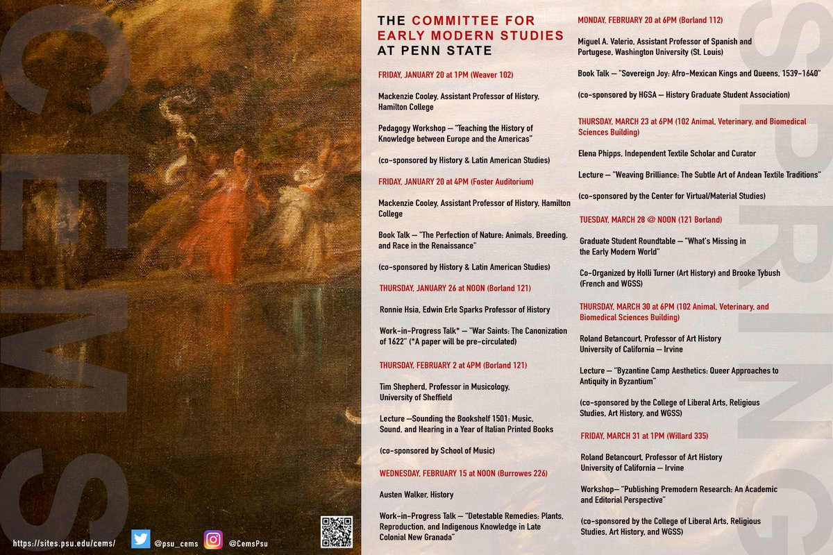 PSU Committee for Early Modern Studies tweet media