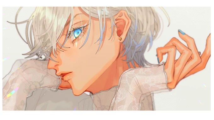  #絵を彩度100にすると超派手 
