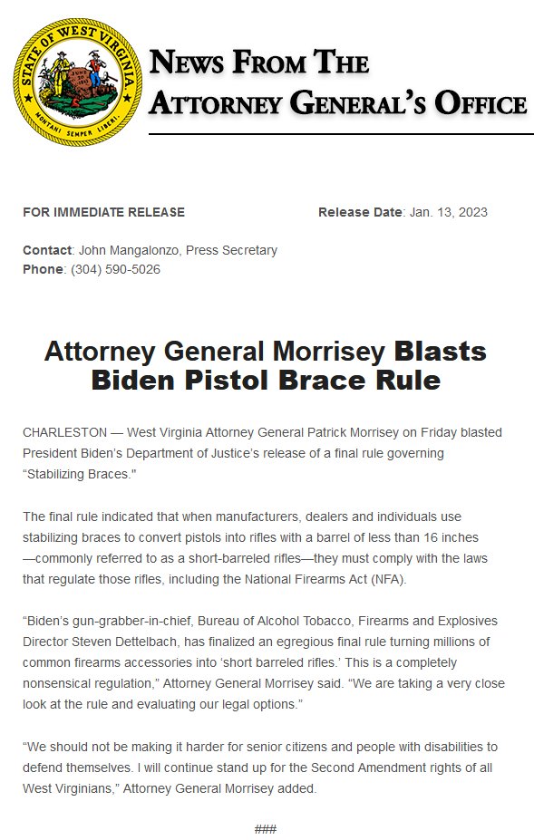 FPC Action Foundation on Twitter "West Virginia Attorney General