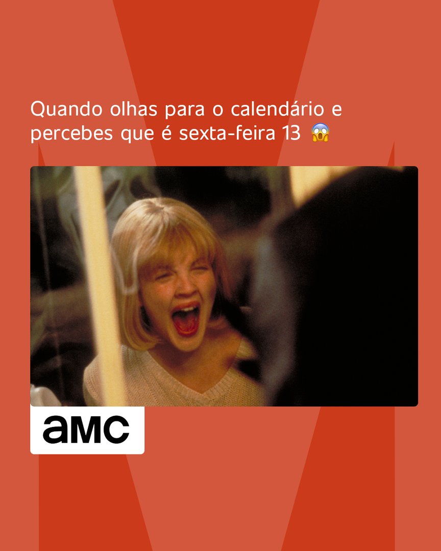 amctv_pt's tweet photo. Vai ser mesmo uma sexta-feira 13 de gritos!
Depois de uma série de mortes misteriosas, um grupo de amigos torna-se o alvo de um assassino mascarado... 😬
📽️ “Gritos” esta noite, às 22h30, no AMC!
#AMCHits https://t.co/dE4QeRTwzf