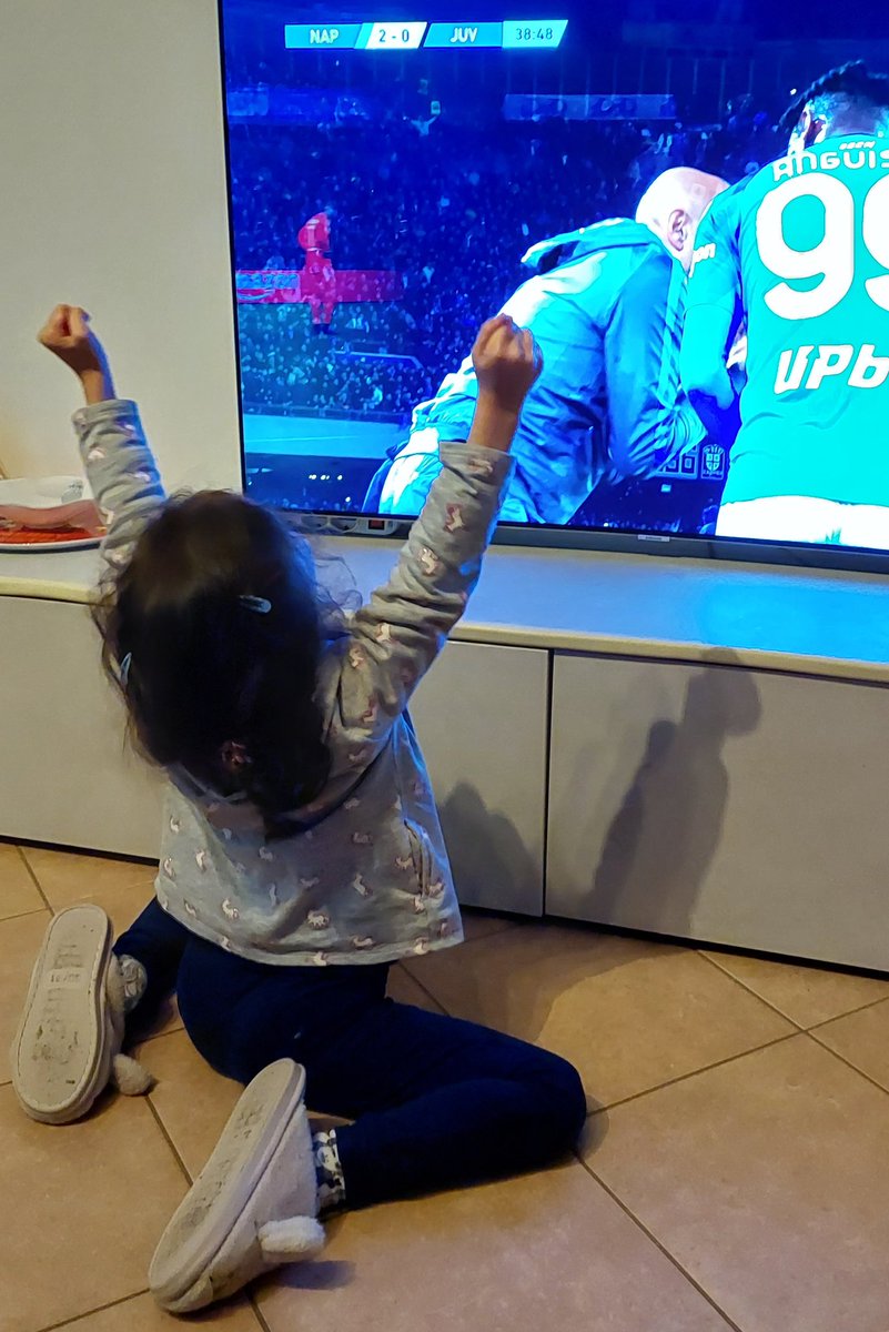 GWMarius's tweet photo. I almost regret putting her to bed at half time... she would have enjoyed the second half 🤣
Quasi mi pento averla messa a nanna all'intervallo, se la sarebbe goduta 😂
#Napoli #Juventus #NapoliJuve #NapoliJuventus #SerieA #NapJuv #ForzaNapoliSempre https://t.co/XbF6xUC3ev