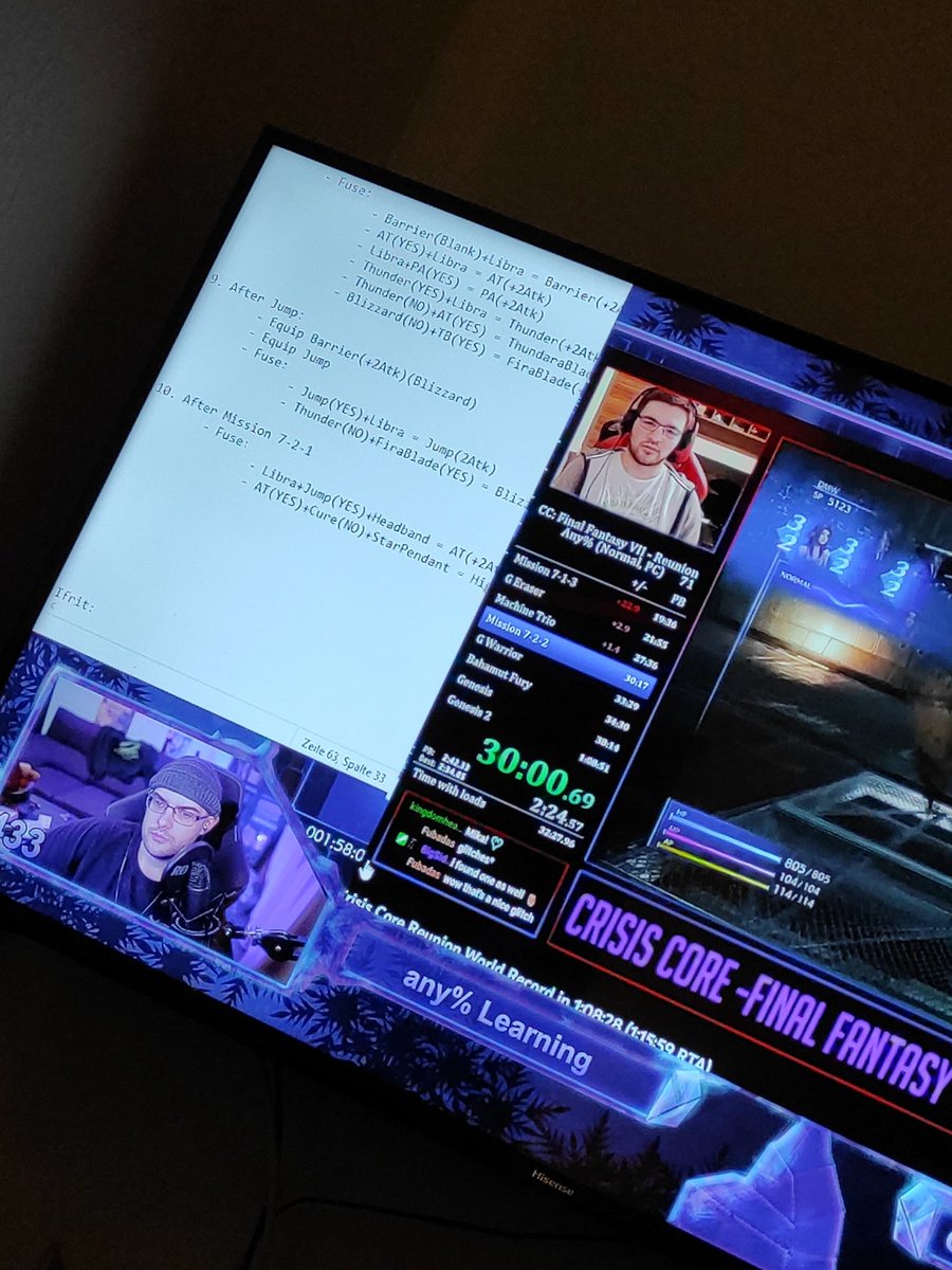 MomoSaeVT's tweet photo. @NakomaWho Just @SirZheal learning crisis core reunion https://t.co/n3ej7JQS8D