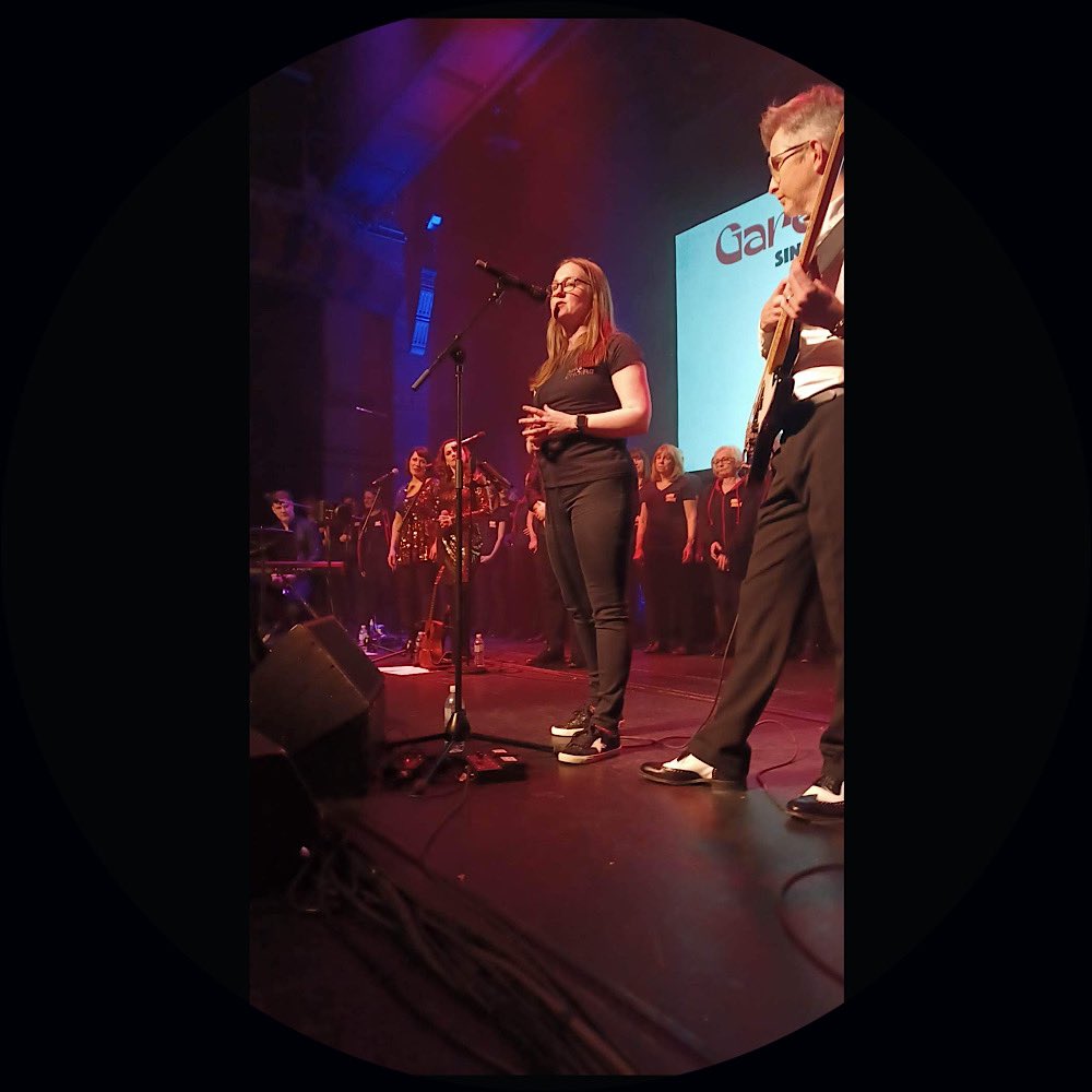 Delighted that our director (and <a href="/singchoirs/">singchoirs</a> MD) @Kathryn_Rowland was able to tell the packed <a href="/CambridgeCornEx/">Cambridge Corn Ex</a> about <a href="/all_in_sound/">All In Sound</a> during the <a href="/GarethMalone/">Gareth Malone OBE</a> #singalongagareth amazing event in December! They collected almost £500 for us!!! Thank you all so much! 💙💙💙