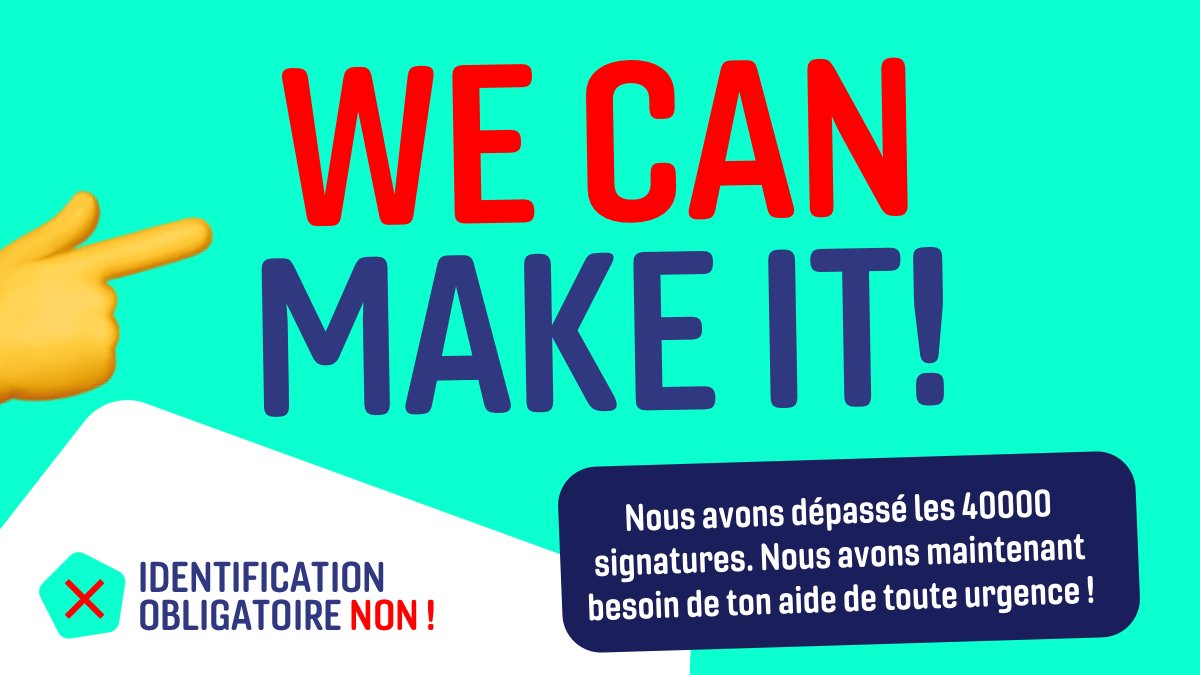 ppsfr's tweet image. Notre objectif est à portée de main!
Selon les estimations, nous avons dépassé les 40000. Rien qu'en trois jours, plus de 12000 feuilles ont été générées - vous êtes la folie!
Pour que le référendum aboutisse vraiment, nous avons besoin de ton aide une dernière fois. Oui, de toi!
