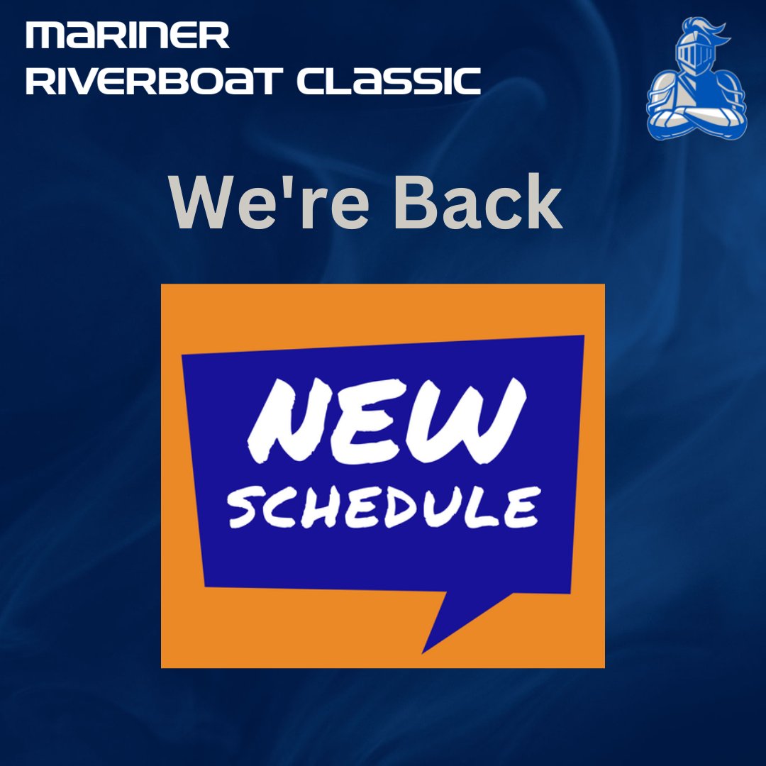 We finally have a revised schedule. Games resume tomorrow morning at Rothesay High and KVHS at 9:00 am. You can also catch all the games online. Visit riverboatclassic.ca for full schedule and a link to watch online.