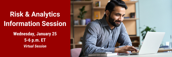 ERMInitiative's tweet photo. Learn how to build organizational resilience in a data-driven world.
Join our January 25 virtual information session to learn about the Master of Management, Risk and Analytics concentration (MRA).
https://t.co/LWOqb73UZ2
#riskmanagement #masterofmanagement @NCStatePooleMRA https://t.co/NhsM7tAqAK