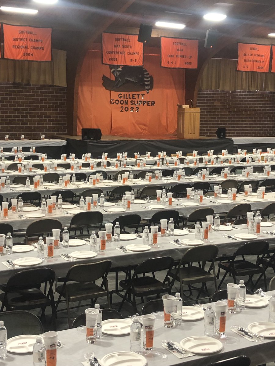 Drew Whiting (@drew_whiting) on Twitter photo Itβs about that time again! 79th Gillett Coon Supper is tomorrow night at 6pm. For tickets call Larry B. 870-830-4002. β¦Listening to Jason Lee Hale and The Personal Space Invaders while having some fresh BBQ coon, how can you resist?β¦<a href="/Gabe_Holmstrom/">Gabe Holmstrom</a>β© β¦<a href="/curfox/">Curtis Fox</a>β© Itβs about that time again! 79th Gillett Coon Supper is tomorrow night at 6pm. For tickets call Larry B. 870-830-4002. β¦Listening to Jason Lee Hale and The Personal Space Invaders while having some fresh BBQ coon, how can you resist?β¦<a href="/Gabe_Holmstrom/">Gabe Holmstrom</a>β© β¦<a href="/curfox/">Curtis Fox</a>β©