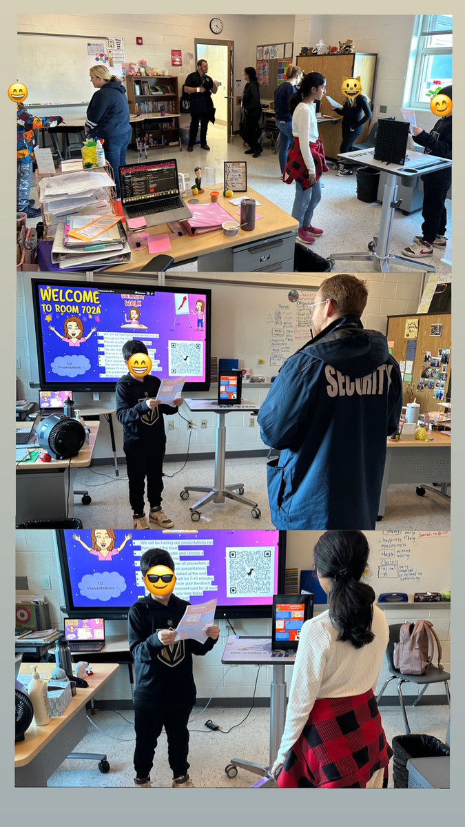 So incredibly proud of my students for creating fantastic infographics for their research projects and presenting several times for our guests that came! Very appreciative of the staff that came to watch and support. Such a great way to end the week! <a href="/BAM_MS_Official/">Brambleton Middle</a> #5Cgraduate