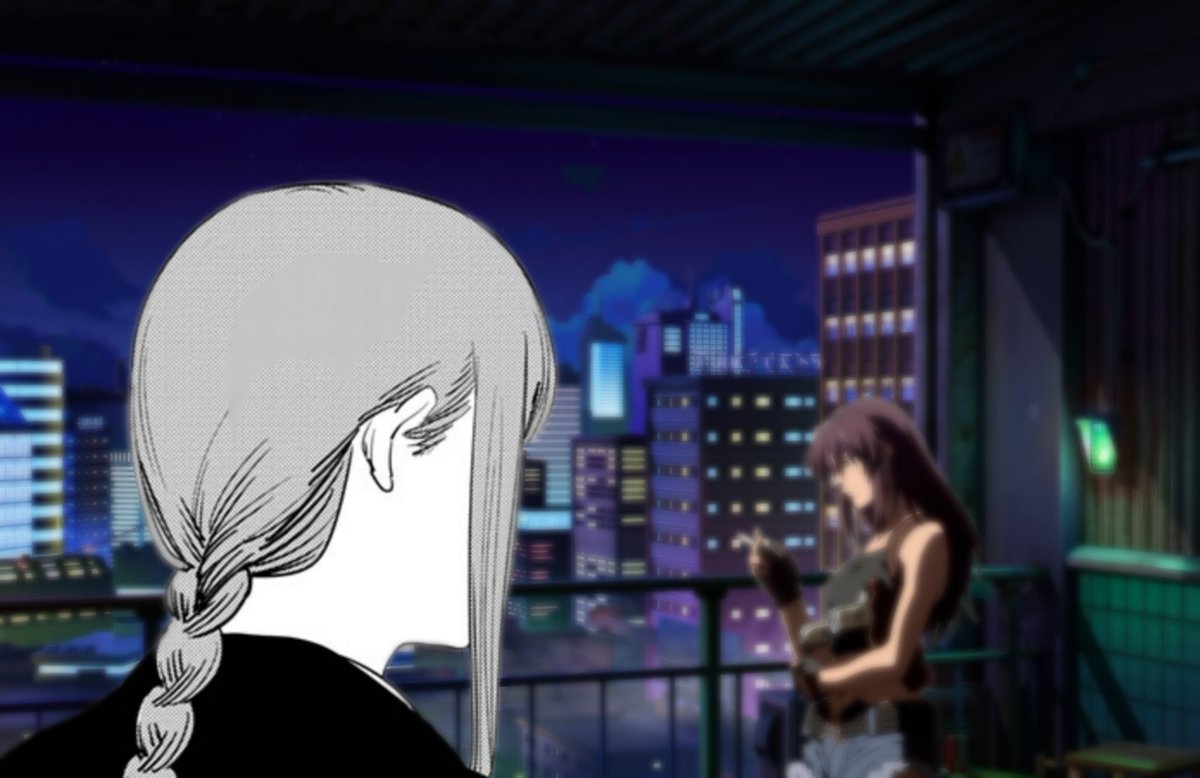 Today I spent my day with Revy. 

I like her. She's very talented with her hands.