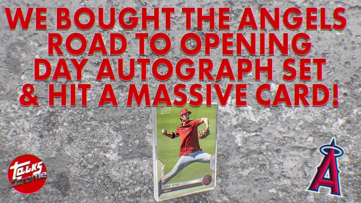 Now that we have power back, I can finally post this, oh boy: 2022 Topps Road to Opening Day Angels set....HUGE AUTO!!! youtu.be/a184x7vBz8c @joechandler <a href="/Nicholas_McCann/">Nick McCann</a> @dallas_mc