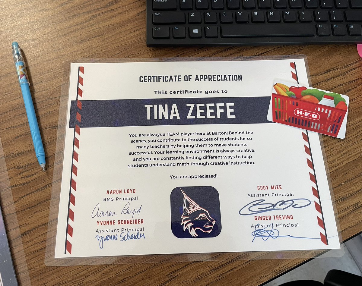 bobcatmath's tweet image. Thank you @HaysBMS for this little bit of recognition ☺️. Truly appreciated. #iteachmath #MTBoS