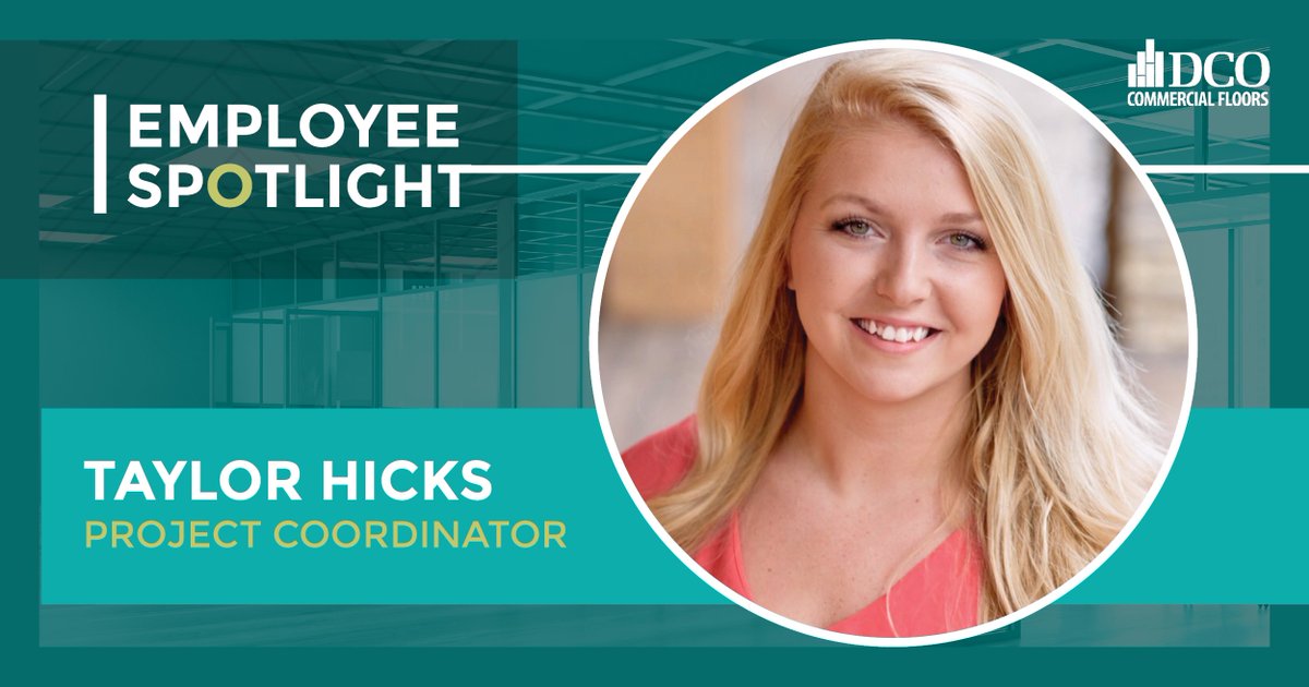 dcocommercial's tweet photo. Taylor has been with our #DCOteam for 5.5 years. She is always on top of her responsibilities and shows us the characteristics of a great employee, and also a wonderful coworker. She is  knowledgeable in all areas of her department, and we appreciate her dedication to our team. https://t.co/NxR2nWtXv6