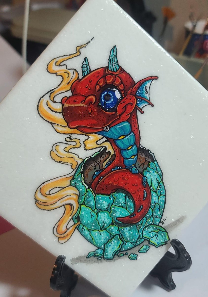 Art_PHeston's tweet image. #dragon #littledragon #whelp #DLG #art #ArtistOnTwitter #ArtLovers #acrylicpainting #fanart #fantasy #fun #fantasyart #NewProfiIePic