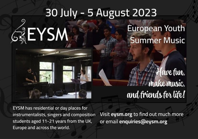 European Youth Summer Music - EYSM tweet media