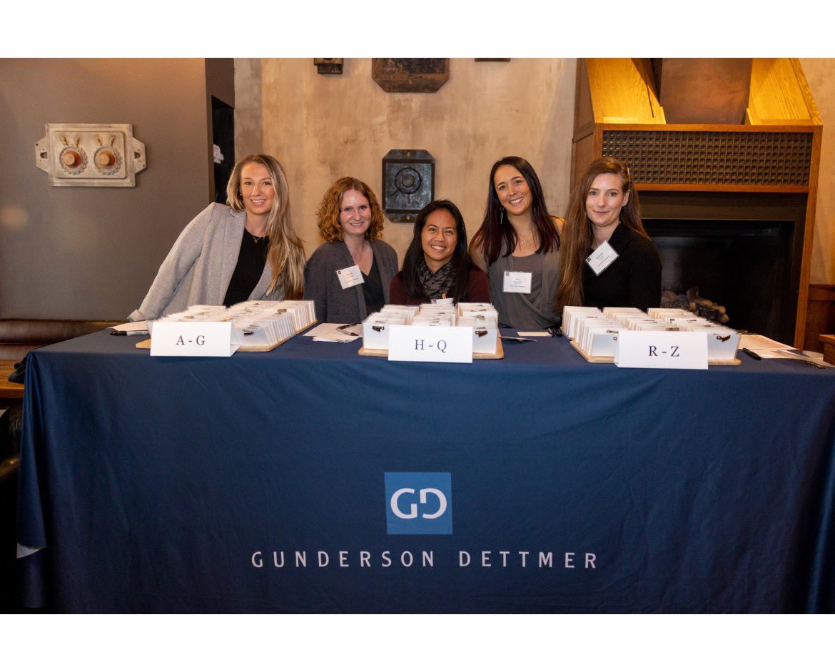 anaamarshall's tweet photo. Good looking squad for #JPM2023 earlier this week!

@GundersonLaw https://t.co/an1yRNFdC4
