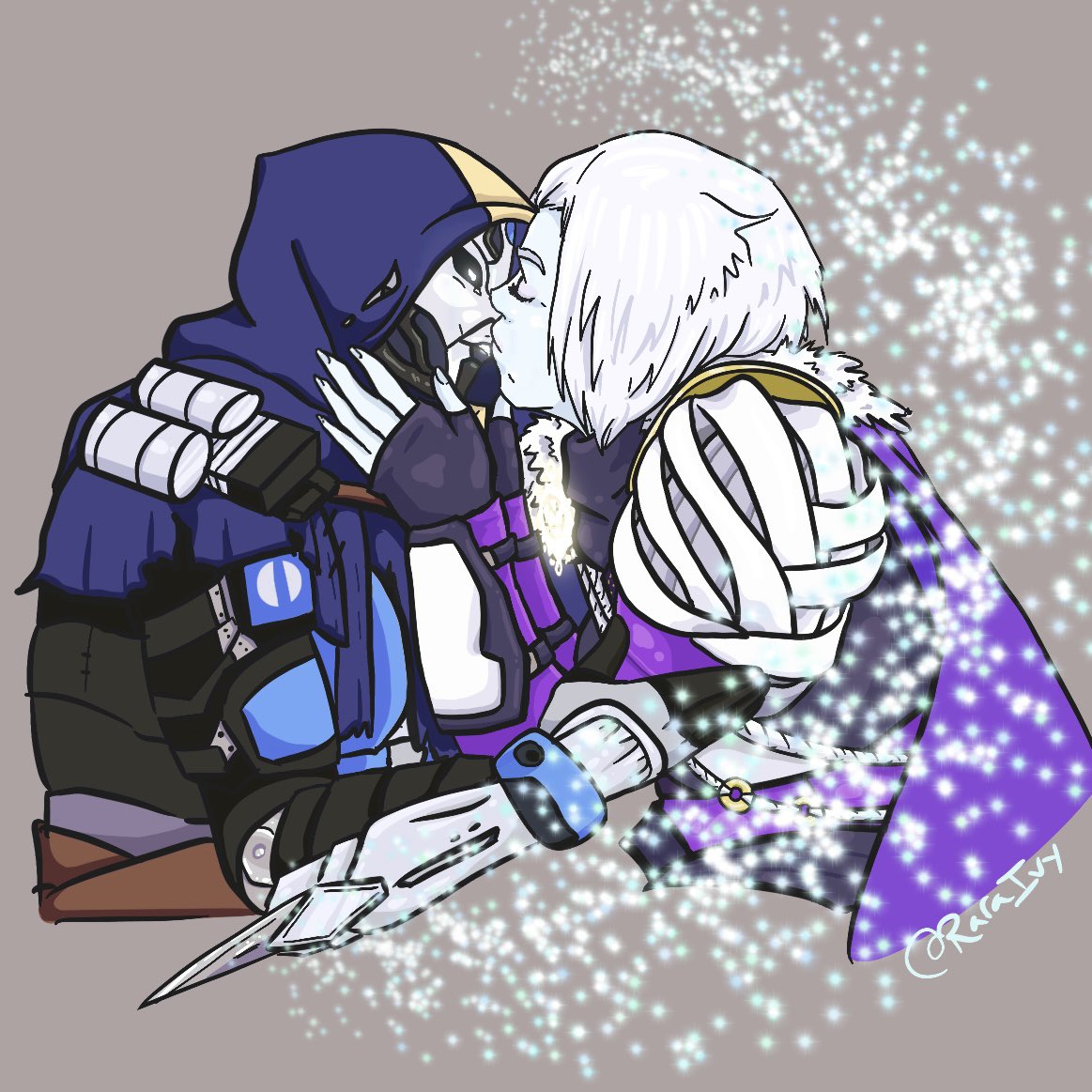 Destiny 2 has me fandom shipping again…it’s been so long… #marasov #elsiebray #exostranger #seasonoftheseraph #Destiny2