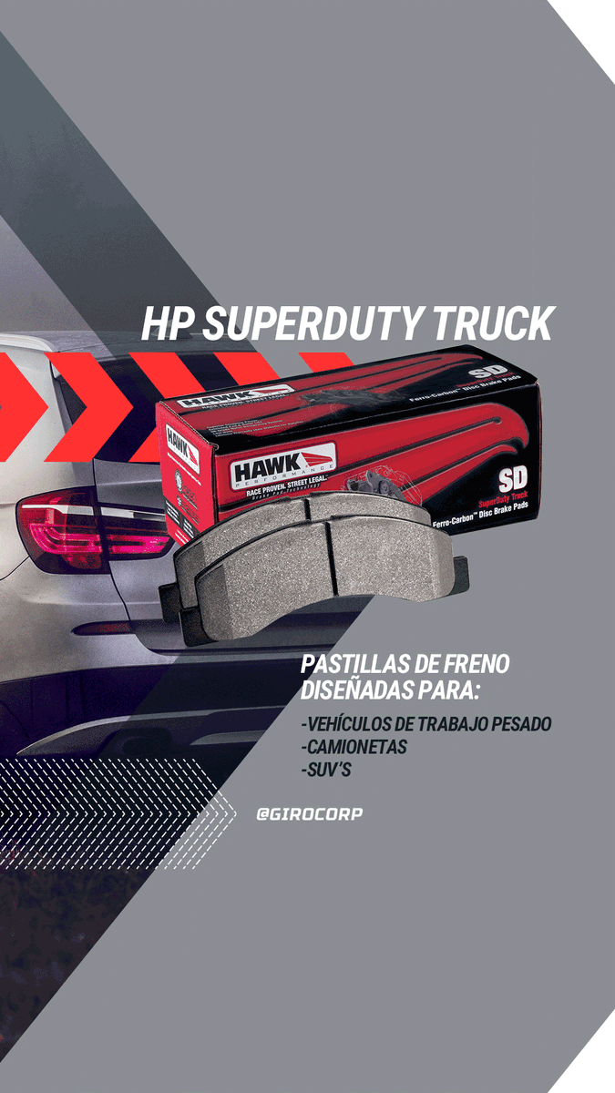 GiroCorp's tweet photo. ¿Quieres frenar como un experto? 😉

He aquí la respuesta, Hawk Performance es una referencia en el mercado por su tecnología aplicada en cada producto, con el fin de ofrecer un rendimiento óptimo. ✅ https://t.co/cM3iVJ0tzb