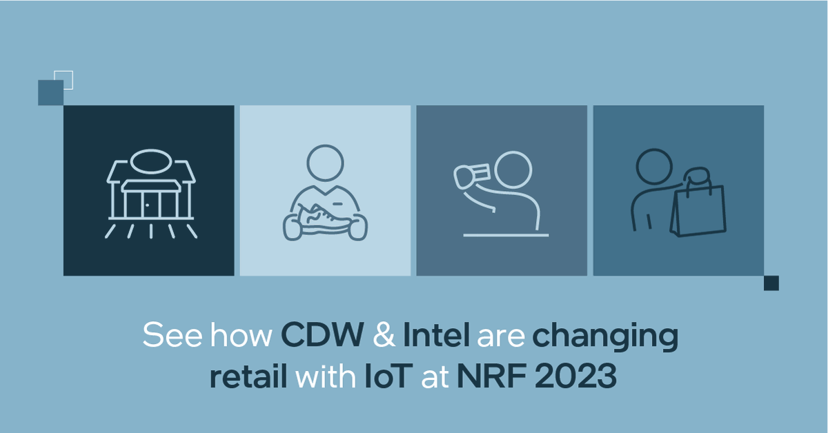 IntelEdge's tweet photo. #FrictionlessRetail is blissfulness #retail 🛍️ 🙌🏾
Learn more about our work with @CDWCorp to enable fast and efficient checkout experiences.