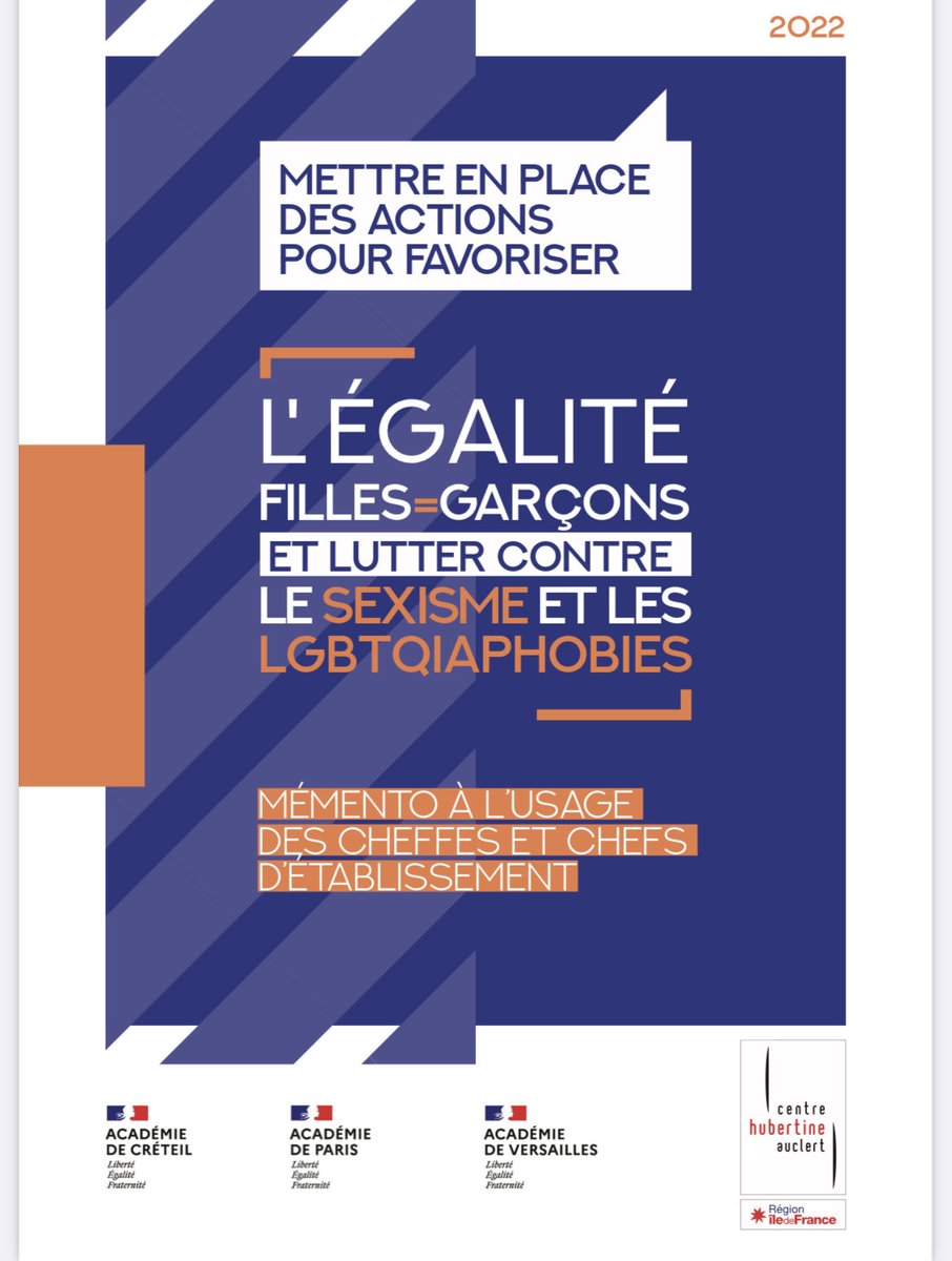 isafil's tweet photo. Pépite 💜

A diffuser massivement : le mémento du ⁦@CentreHubertine⁩ pour mettre en place facilement dans les établissements des actions concrètes favorisant l’#égalité filles-garçons et luttant contre le #sexisme l’#homophobie les #LGBTQIAphobies 👍
https://t.co/kGHHtGm9Ly https://t.co/voKCFcMxkP