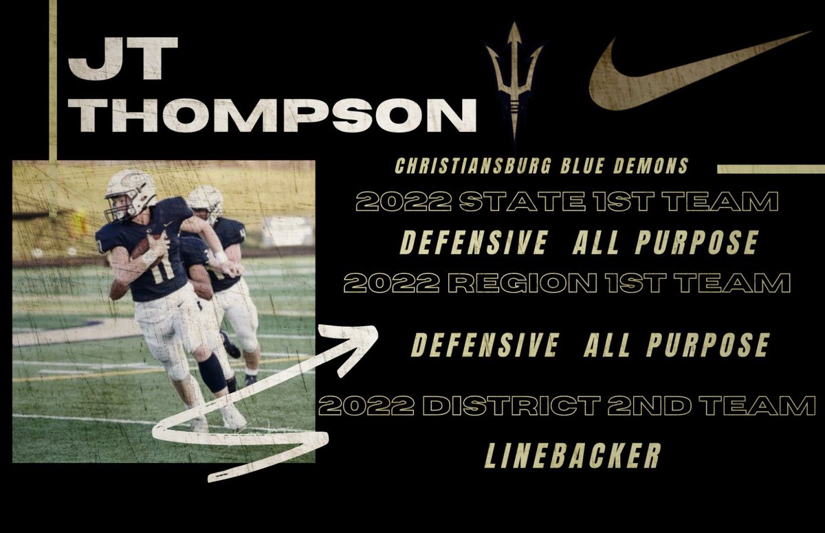 God is good! a blessing and an honor to be named first team state defensive all purpose player. thanks to my amazing coaches <a href="/coach_AWilkens/">Alex Wilkens</a> and brothers on the team to help me achieve these goals.🤍 <a href="/AppState_FB/">App State Football</a> <a href="/HokiesFB/">Virginia Tech Football</a> <a href="/CoachAI/">Aaron Ingram 🏈</a> <a href="/Coach_BHaines/">Bryant Haines</a> <a href="/coachbone_/">Coach Bone</a> <a href="/western_va/">Western VA Recruiting News</a>