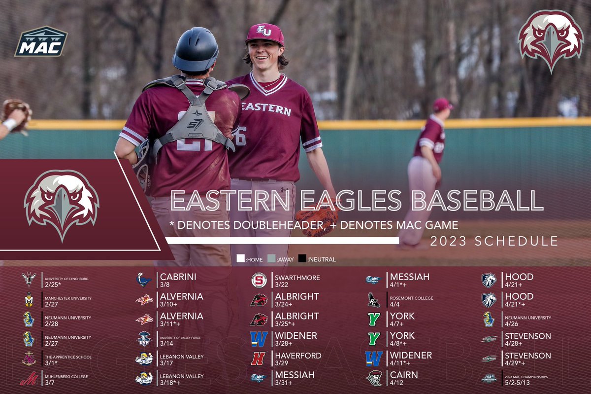 Eastern University Baseball tweet media