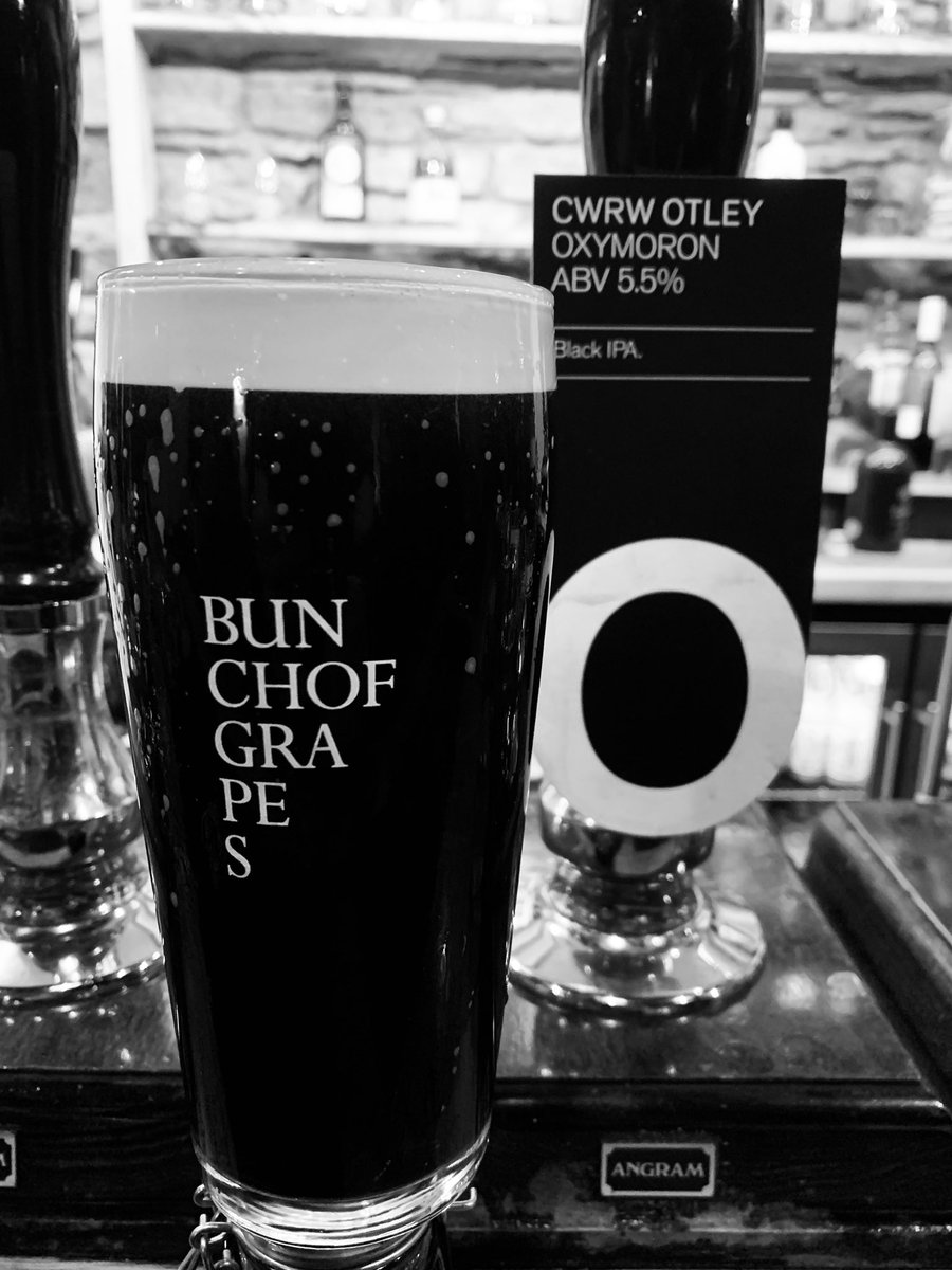 Hitting every taste and aroma high it needs to hit. Back with attitude #blackipa #oxymoron #otley #caskbeer