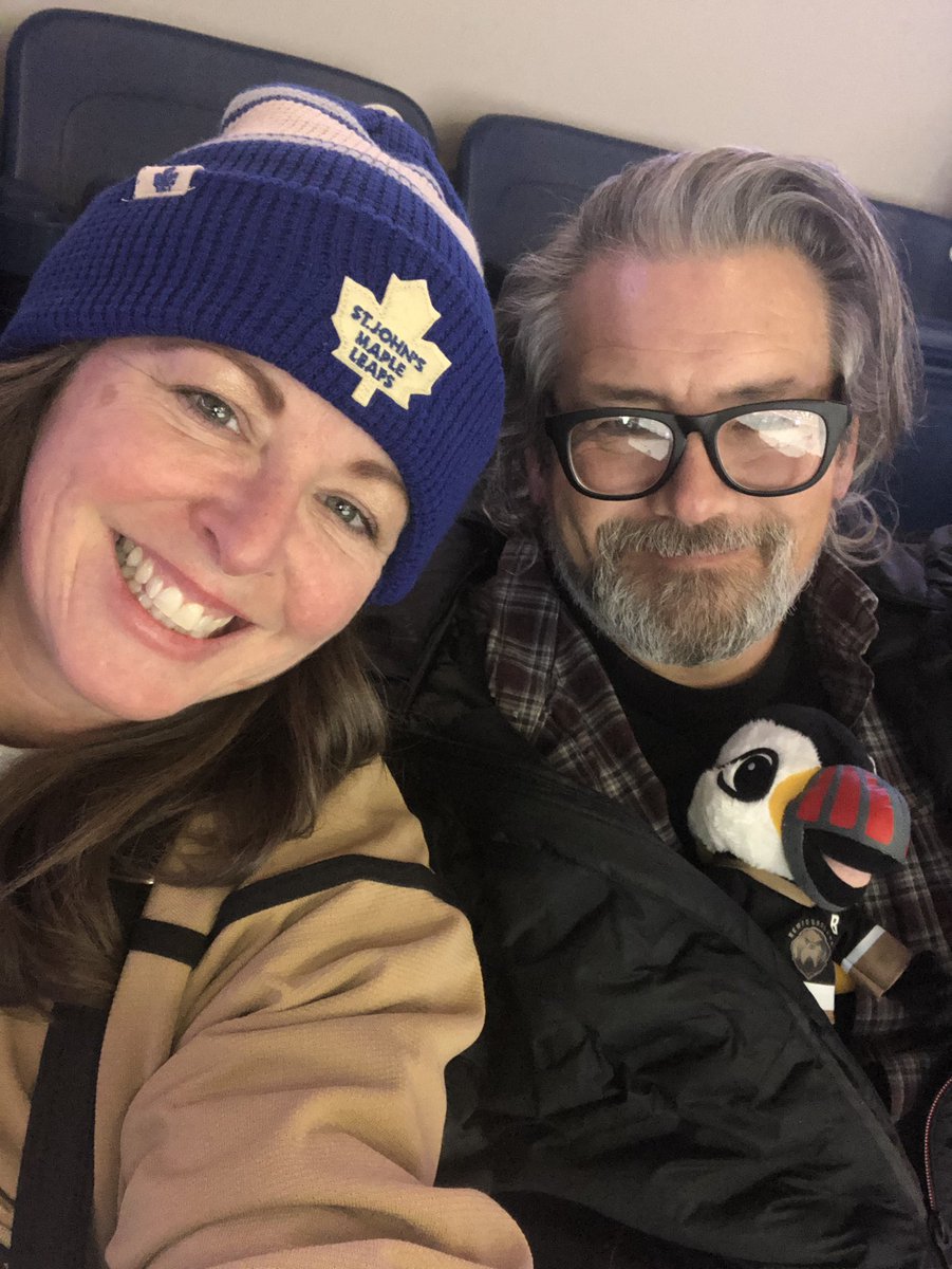 With our Buddy at the game #standonguard #standproud <a href="/NLGrowlers/">Newfoundland Growlers</a>