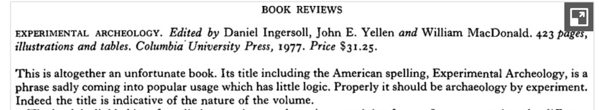 Today in 'Book Reviews which Have Not Aged Well'  @exarc_net