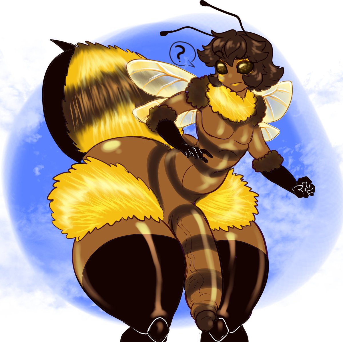 neth as a bee >:) (i don’t know if you’ve done that yet??) — Ive drawn femneth as a bee but I can draw regular neth as a bee, love bees