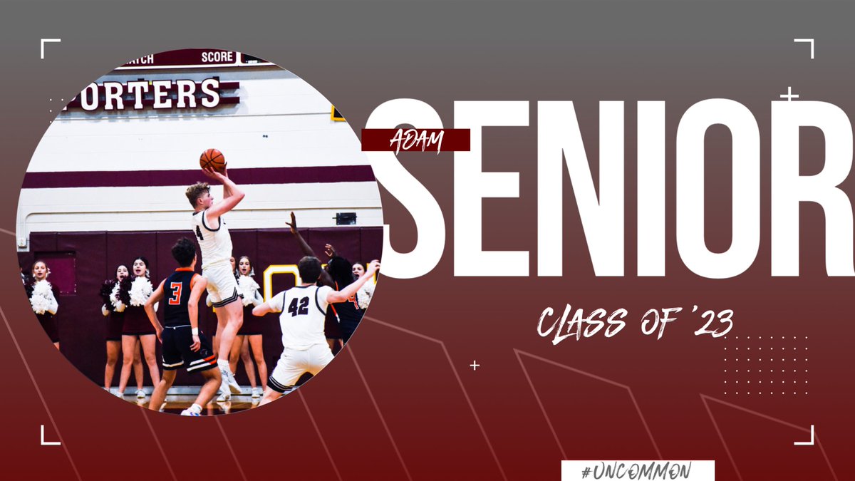 Thank you Adam Labuda

Class of 2023

#UNCOMMON #PorterPride