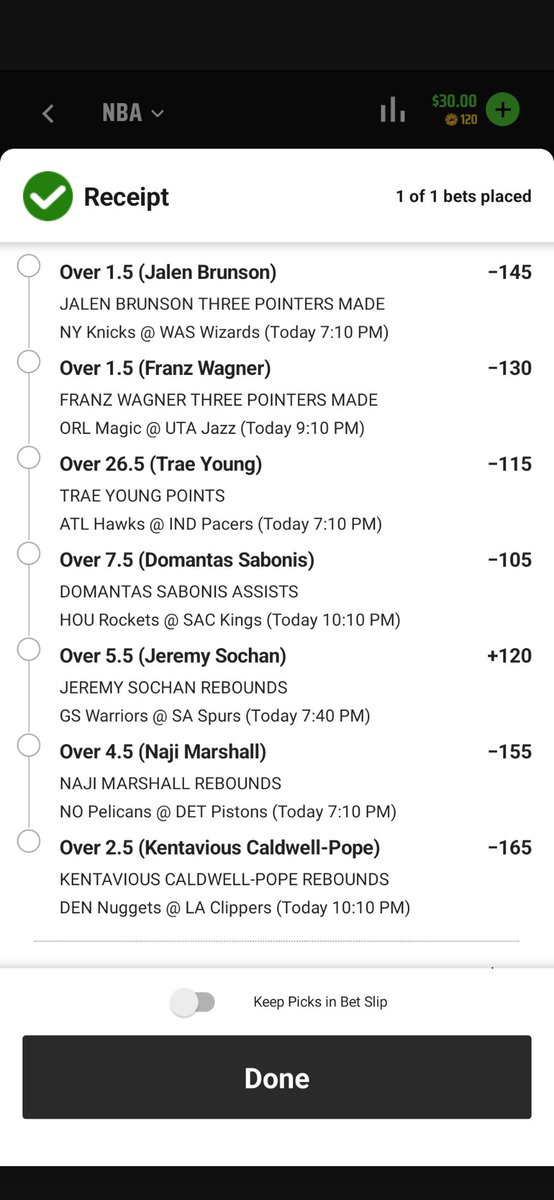 tonys2113's tweet photo. @CodyBrownBets Based on your sheet. This is what Im gonna ride and see what happens https://t.co/KXifWVzPjs