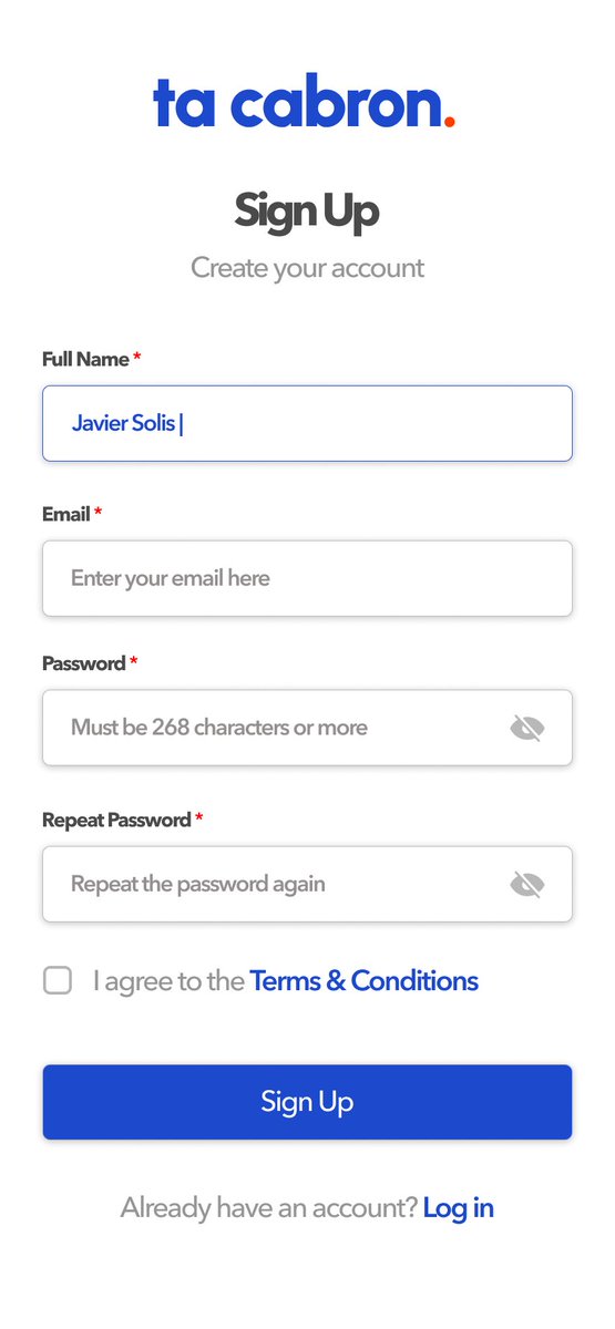 write2diaz's tweet image. My first #DailyUI
A simple app sign up screen. 
Shoulda started a while ago. 
#uxdesign #uidesign #jruxdesigner