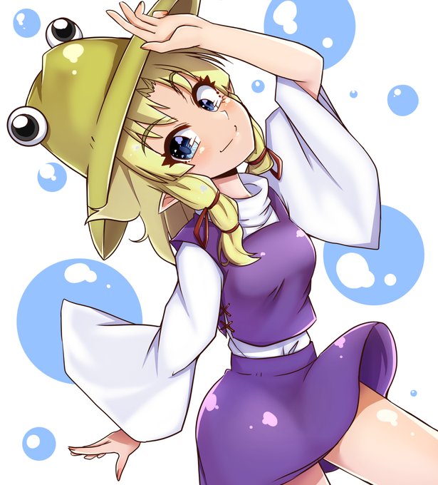 すわこ様、描いてみた。
#東方Project  #洩矢諏訪子 