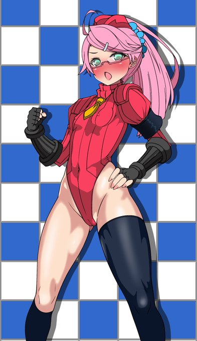 茉莉お嬢様の親衛隊コスのやつ

背景を白と青の市松模様にすると途端にコスプレ感増しましになる不思議…
差分はクロッチ幅キツキツ食い込みver 