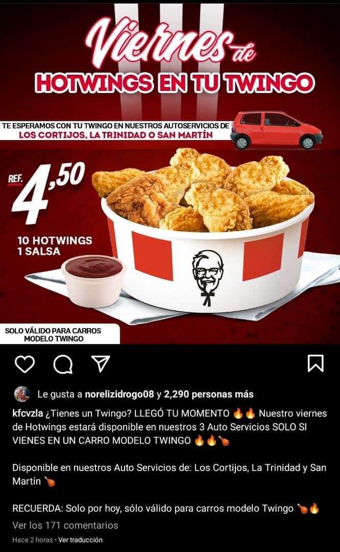 jossiicath's tweet photo. Kfc sin duda son los cracks del marketing https://t.co/3pTZmG3dHA