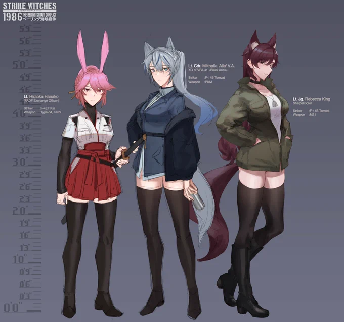 lmao it's apparent which one is newer hereNew character is Lt. JG Rebecca King, a sharpshooter using the M21  
