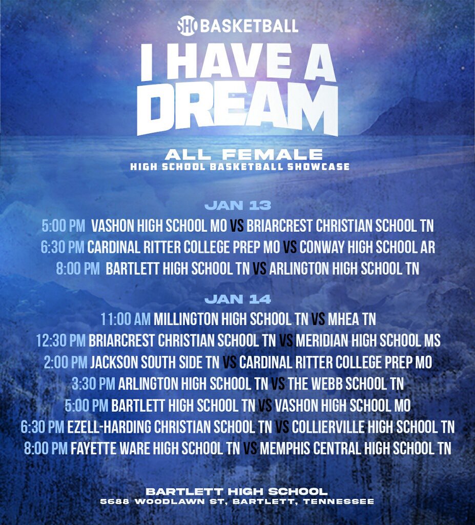 Lady Wildcats defeat Millington Central 58-30. Please come out &amp; show your support at the “I Have A Dream” Classic tomorrow at Bartlett High. ❤️🏀