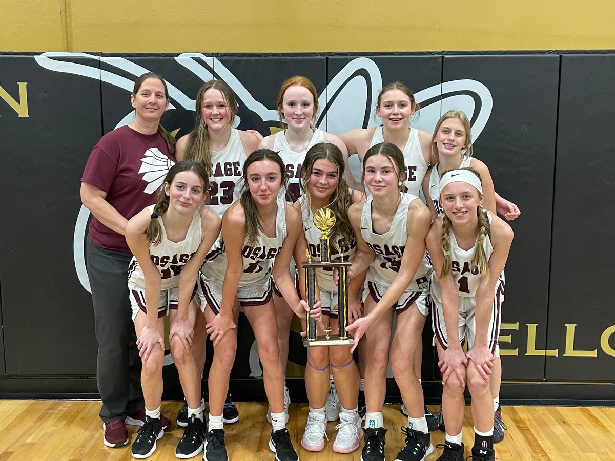 SOTOsports's tweet photo. This group has completed back-to back undefeated seasons within their Junior High basketball career, including tourney champions at Lebanon tonight.

Huge accomplishment and bright future for the Lady Indians. 

Congratulations and see you at OHS next school year! https://t.co/XVPLQl5RIH