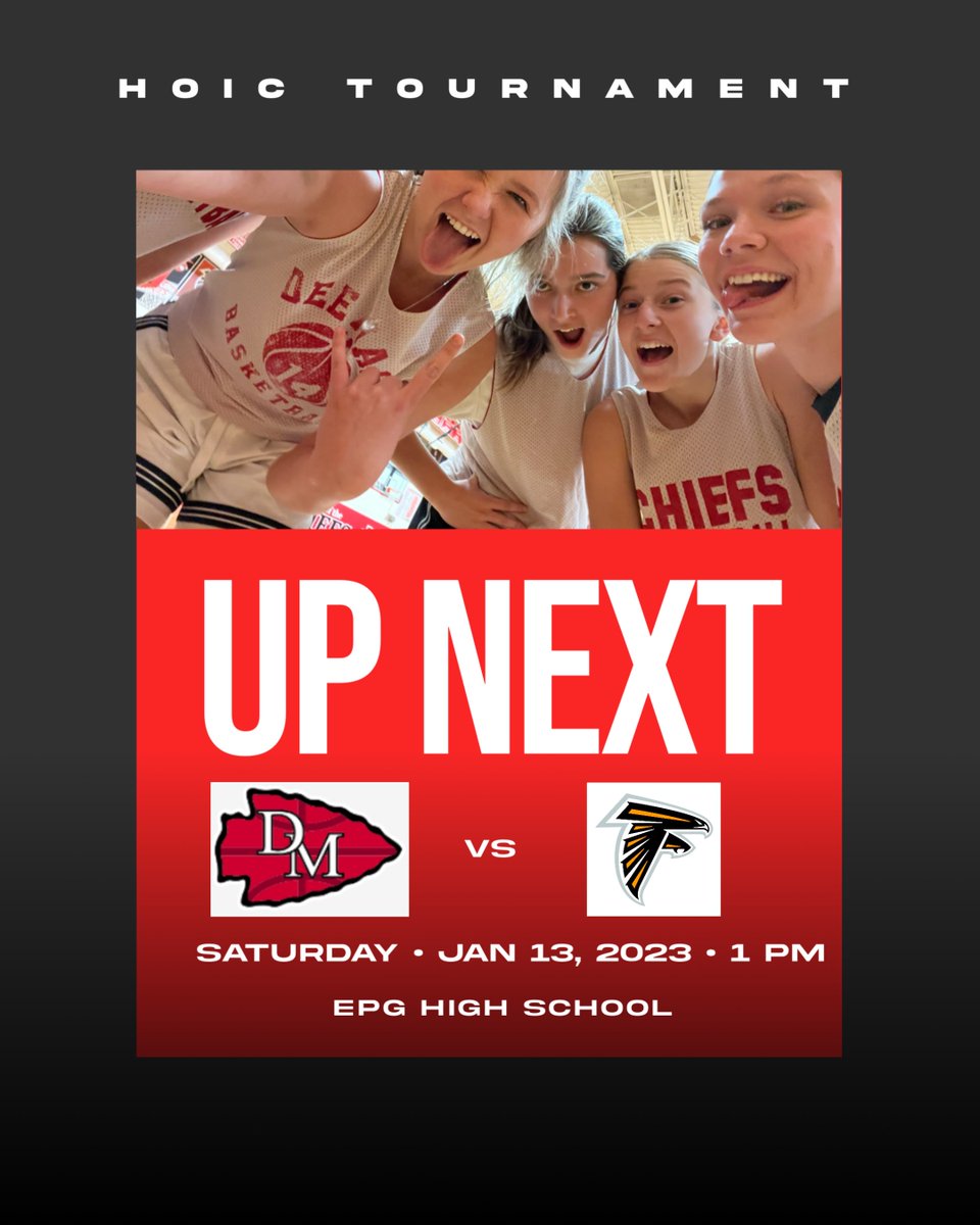DMladychiefs's tweet photo. HOIC Tournament play starts Saturday for the Chiefs! Head over to EPG and cheer for these girls! https://t.co/IFdpTyyx22