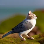 AIが考えるウミネコ!鳥と猫が合体してしまうw