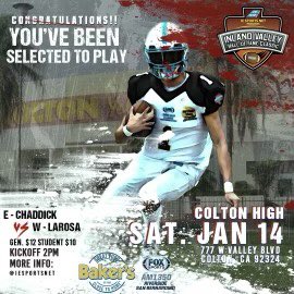 James Sanchez1️⃣6️⃣ (@james_sanchez16) on Twitter photo Glad to have one more opportunity to play high school football! <a href="/IESportsNet/">IE Sports Net on FOX Sports Radio🎙</a> <a href="/DRanchfootball/">DiamondRanchFootball</a> <a href="/UlvTom/">OL Coach Tom Martinez</a> <a href="/Coach_Drum_/">Coach Drummer</a> <a href="/D_DUBB9/">Darrell Wilson Jr</a> @CoachDEEN7 Glad to have one more opportunity to play high school football! <a href="/IESportsNet/">IE Sports Net on FOX Sports Radio🎙</a> <a href="/DRanchfootball/">DiamondRanchFootball</a> <a href="/UlvTom/">OL Coach Tom Martinez</a> <a href="/Coach_Drum_/">Coach Drummer</a> <a href="/D_DUBB9/">Darrell Wilson Jr</a> @CoachDEEN7