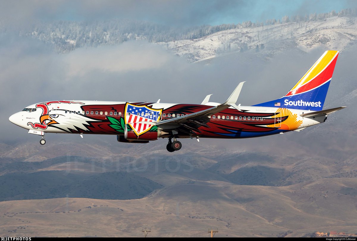 JetPhotos on Twitter "Southwest Airlines’ special “Illinois One